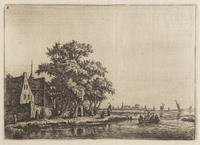 TvB G 3344
<br/>
Kerkhof aan de waterkant
<br/>
<em>Waterloo, Anthonie, (1609-1690)</em>